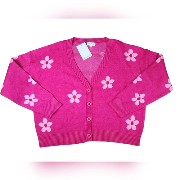 SugarLips Daisy Mae Cropped Cardigan NWT - Picture 6 of 7